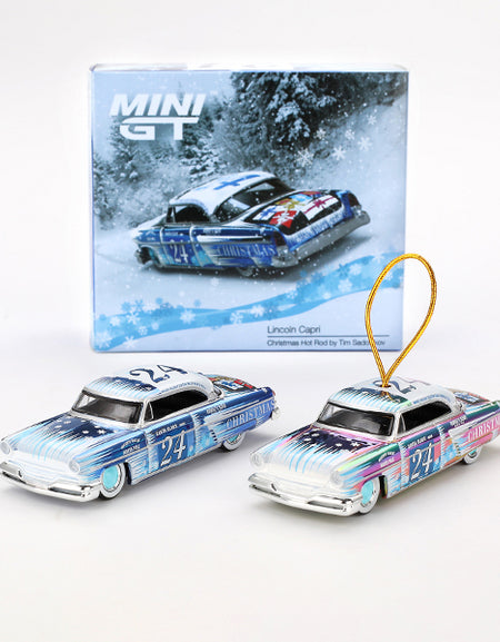 Mini GT #888 Lincoln Capri Christmas Hot Rod by Tim Sadchikov 2024