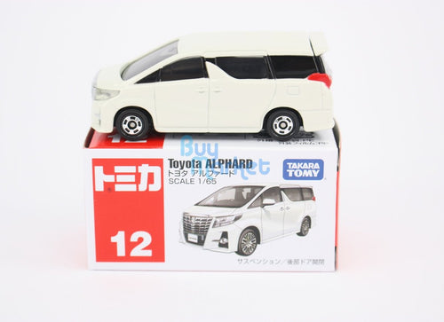 Load image into Gallery viewer, New Takara Tomy Tomica #12 Toyota Alphard Yellow Sca. 1/65 Diecast Toy Car Japan
