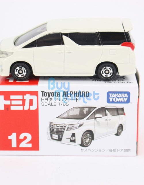 Load image into Gallery viewer, New Takara Tomy Tomica #12 Toyota Alphard Yellow Sca. 1/65 Diecast Toy Car Japan
