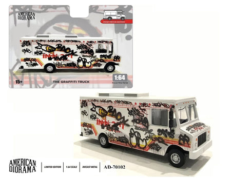 American Diorama 1:64 Food Truck series – Graffiti Style Model Car
