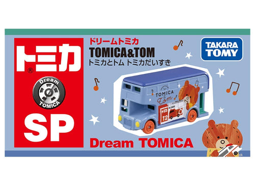 Load image into Gallery viewer, Takara Tomy Dream Tomica SP: Tomica and Tom - I Love Tomica Double Decker Bus
