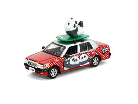 Tiny City Die-cast 1/64 - Tiny x Panda Friends Toyota Crown Comfort Taxi (Urban)