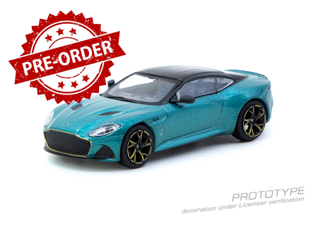 (Pre-order) Tarmac Works 1/64 Aston Martin DBS Superleggera Green Diecast Model