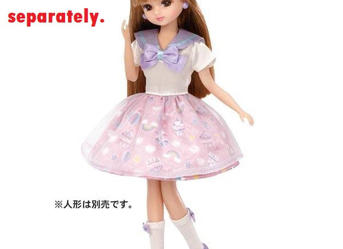 Load image into Gallery viewer, Takara Tomy Licca Chan Doll Dress - LW-09 Amusement Park
