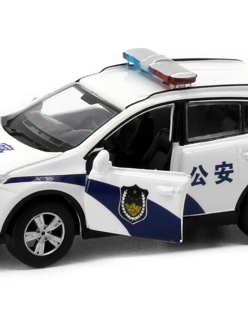 Load image into Gallery viewer, Tiny City CN6 Die-cast 1/64 Model Car - Toyota Rav4 Beijing Police (White)
