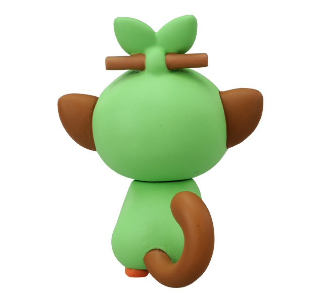 Takara Tomy Pokemon Moncolle MC EX74 Grookey 4CM MINI Toy Figure Pocket Monster