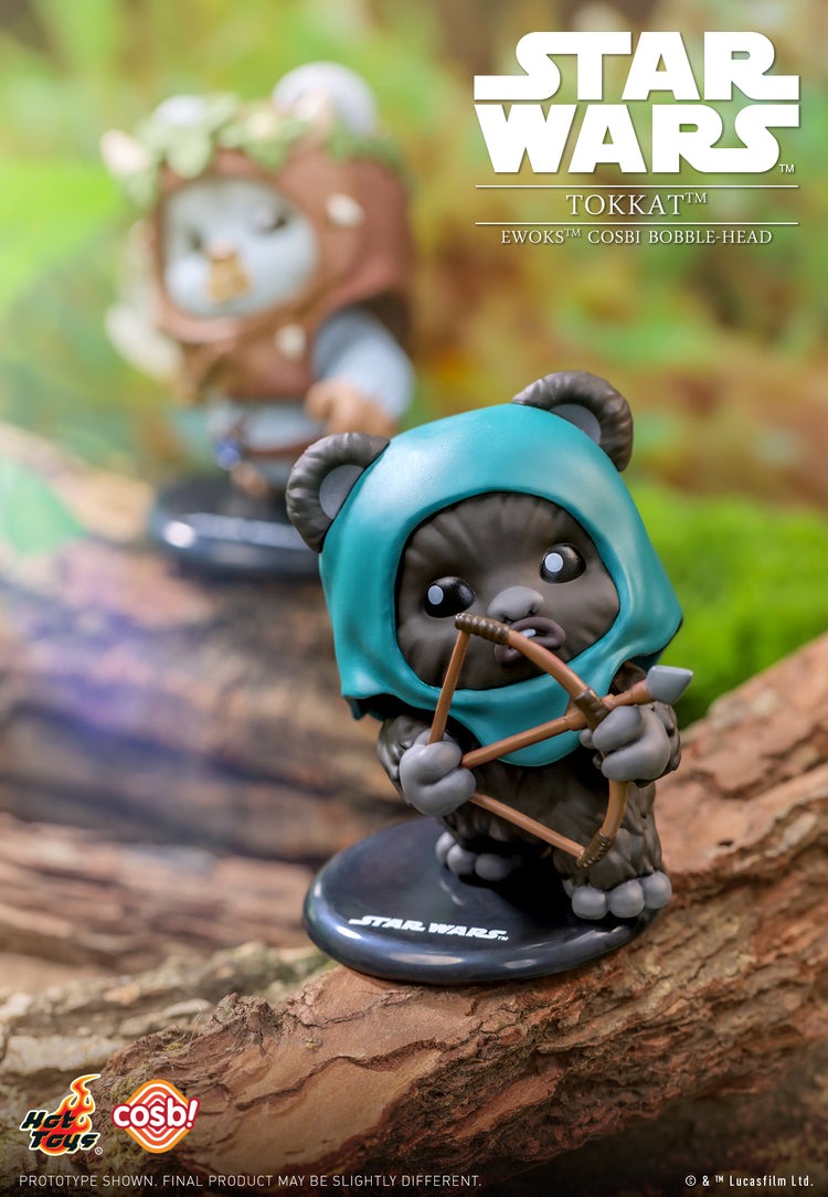 Hot Toys Star Wars Ewoks Cosbi Bobble-Head Collection Figure Set (Set of 8)