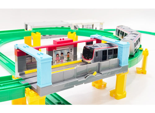 Load image into Gallery viewer, Takara Tomy Plarail Hong Kong MTR Passenger Train Kwun Tong Line Q Set
