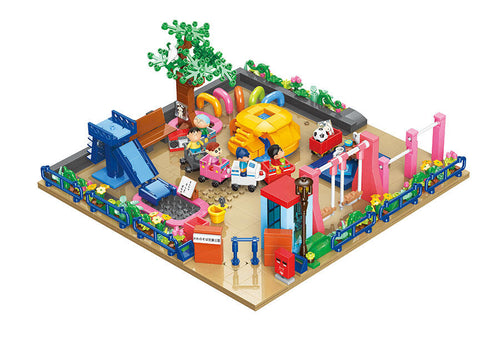 Load image into Gallery viewer, Qman Keeppley Building Blocks #K20616 - Crayon Shinchan Park (Crayon Shin-chan)
