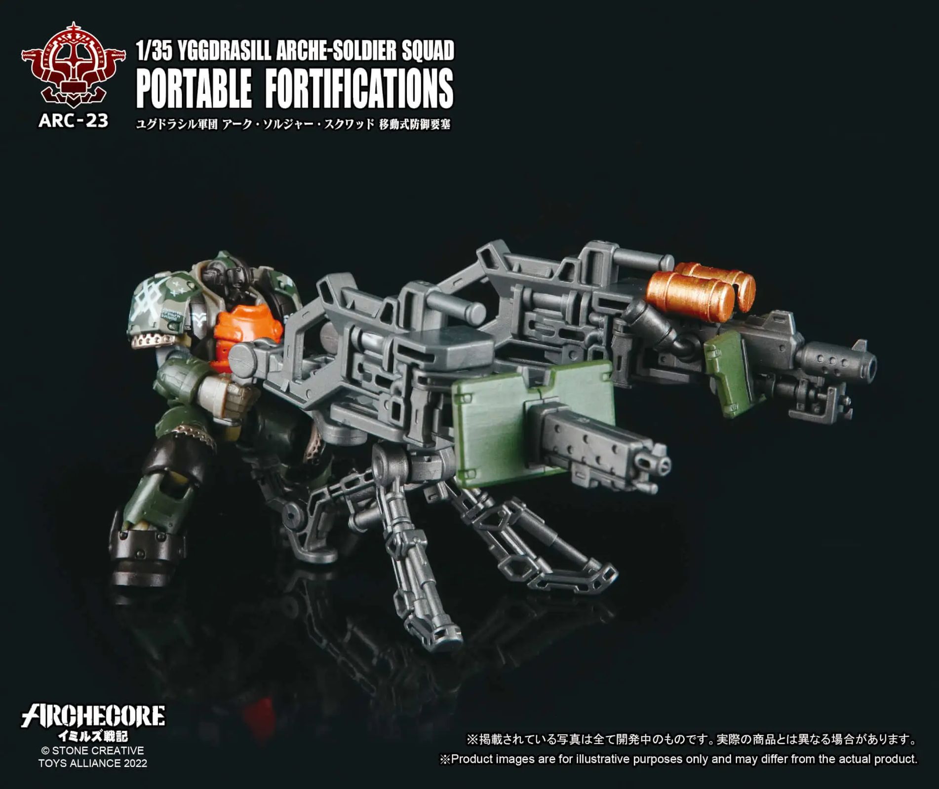 TA ARCHECORE ARC-23 YGGDRASILL ARCHE-SOLDIER SQUAD Portable Fortifications