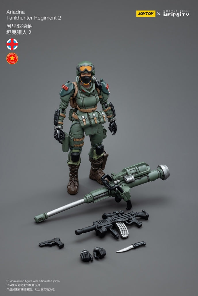 JOYTOY x Corvus Belli Infinity 1:18 Ariadna Tankhunter Regiment 2 Action Figure