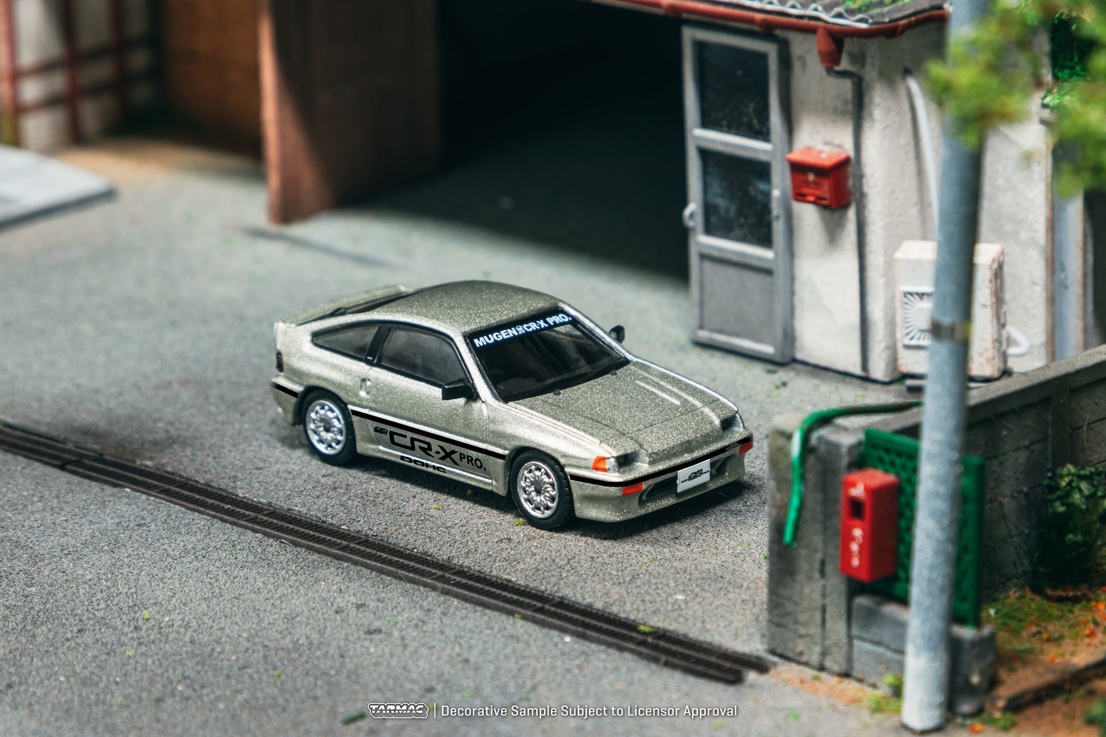Tarmac Works 1/64 HONDA Ballade Sports MUGEN CR-X PRO Silver Model
