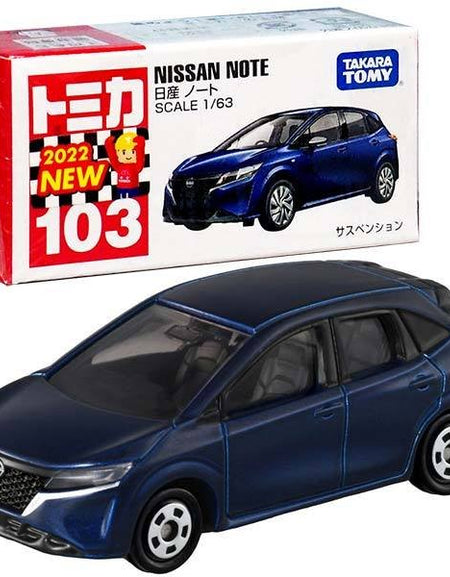 Takara Tomy Tomica Die-cast Car - Scale 1:63 NO.103 Nissan Note
