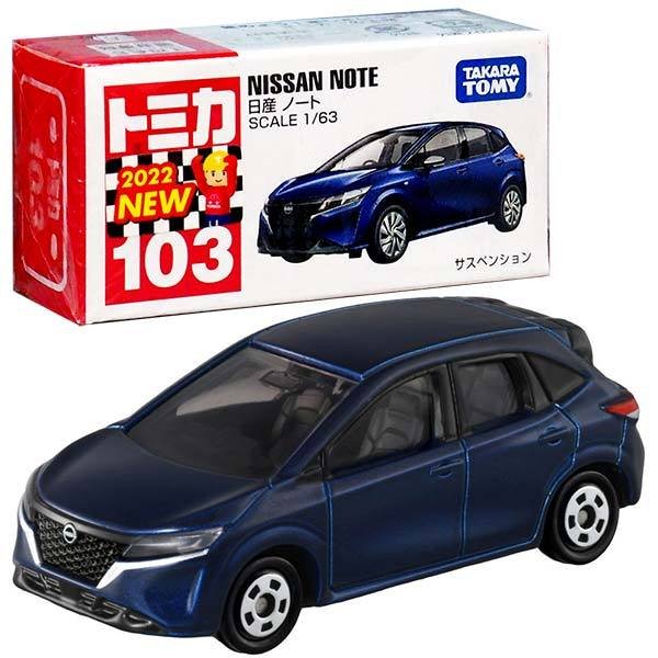Takara Tomy Tomica Die-cast Car - Scale 1:63 NO.103 Nissan Note
