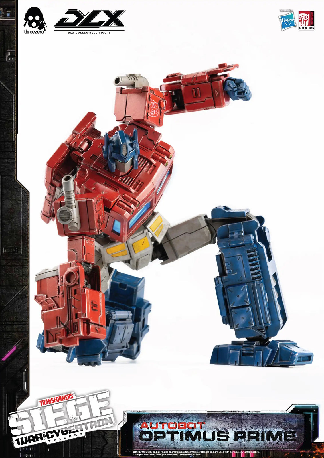 Threezero Transformers: War For Cybertron Trilogy DLX Optimus Prime