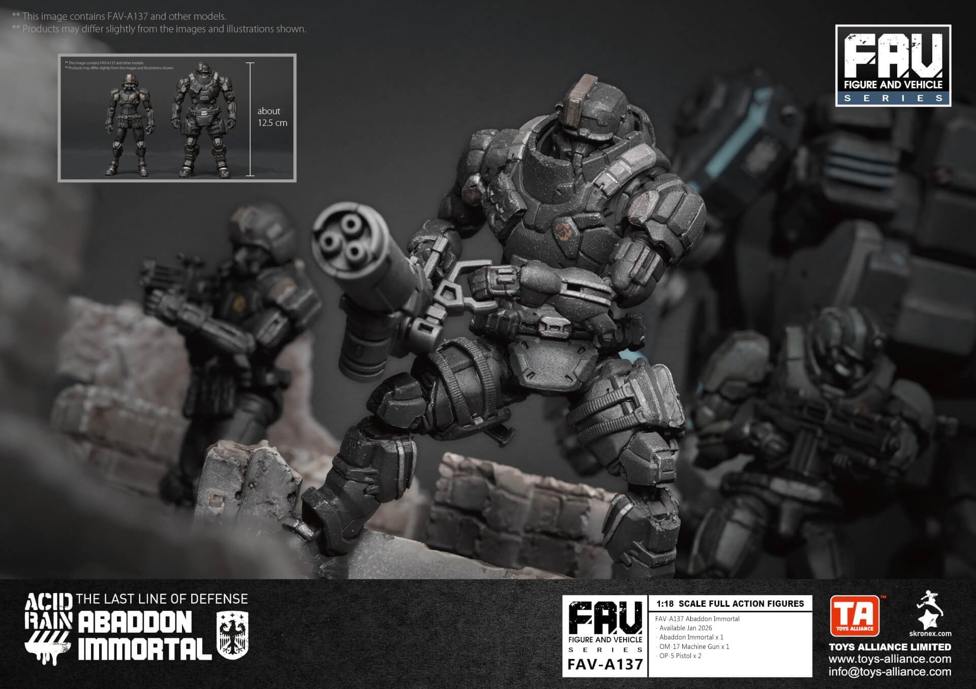 Acid Rain x Toy Alliance FAV-A137 Abaddon Immortal Figure Set