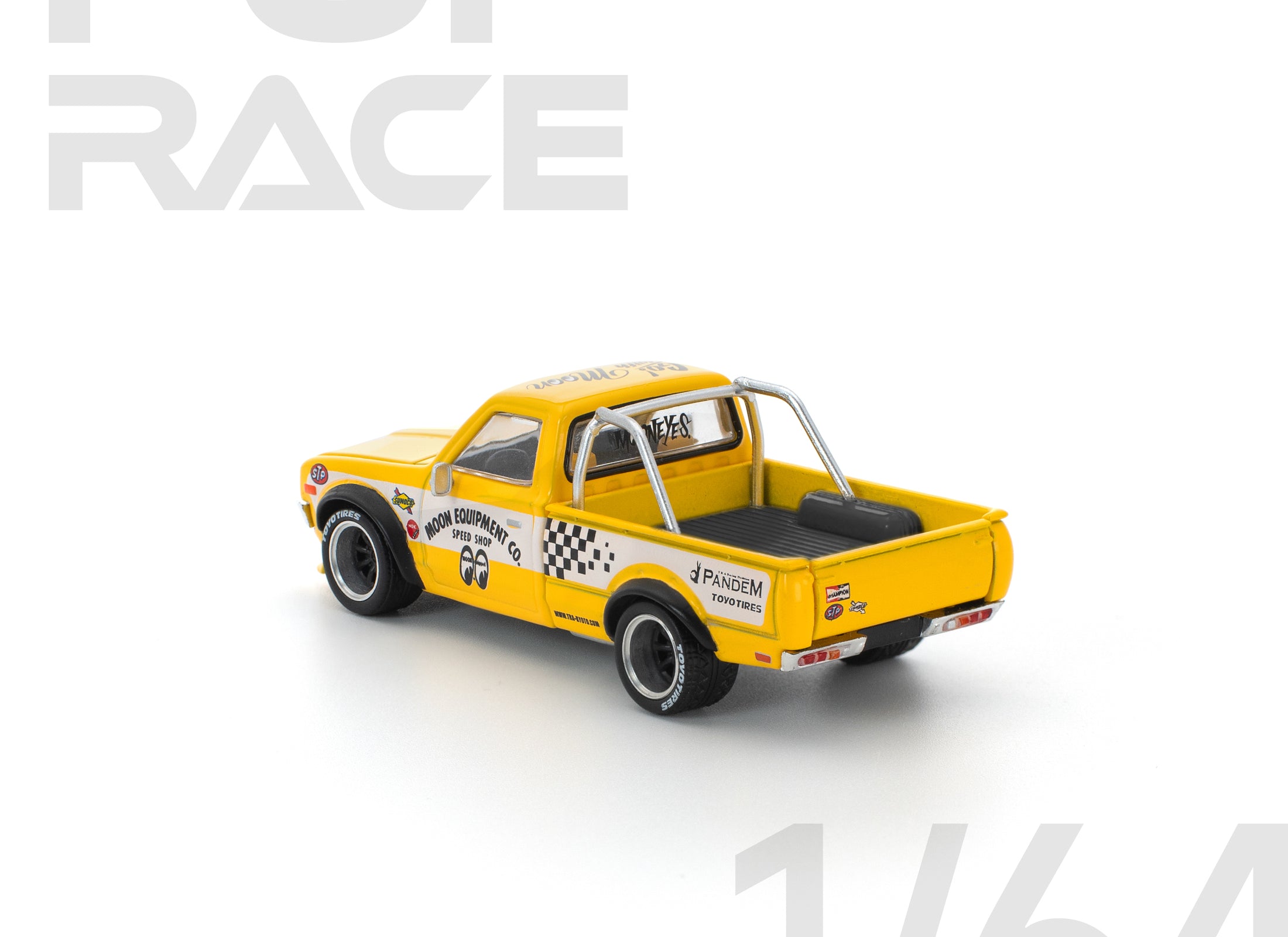 POPRACE 1/64 PANDEM DATSUN 620 - MOONEYES Diecast Model Car