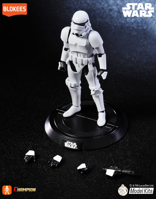 Load image into Gallery viewer, Blokees Star Wars CC02 Series Stormtrooper Model Kits Figure

