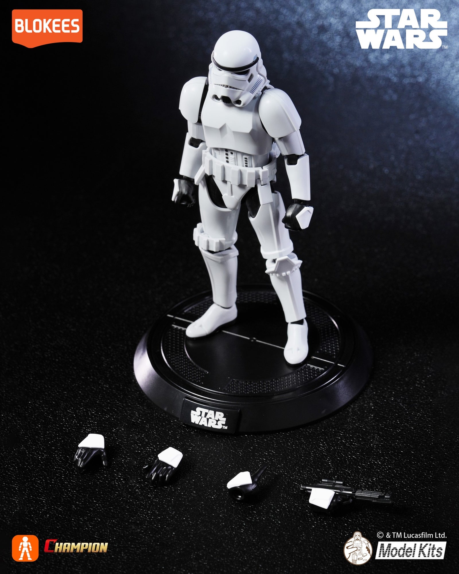 Blokees Star Wars CC02 Series Stormtrooper Model Kits Figure