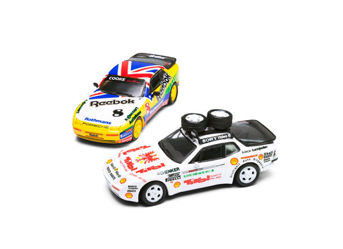 Load image into Gallery viewer, Sparky x Tiny 1/64 Porsche 944 Turbo 1987 &amp; Turbo Cup 1988 Combo Set
