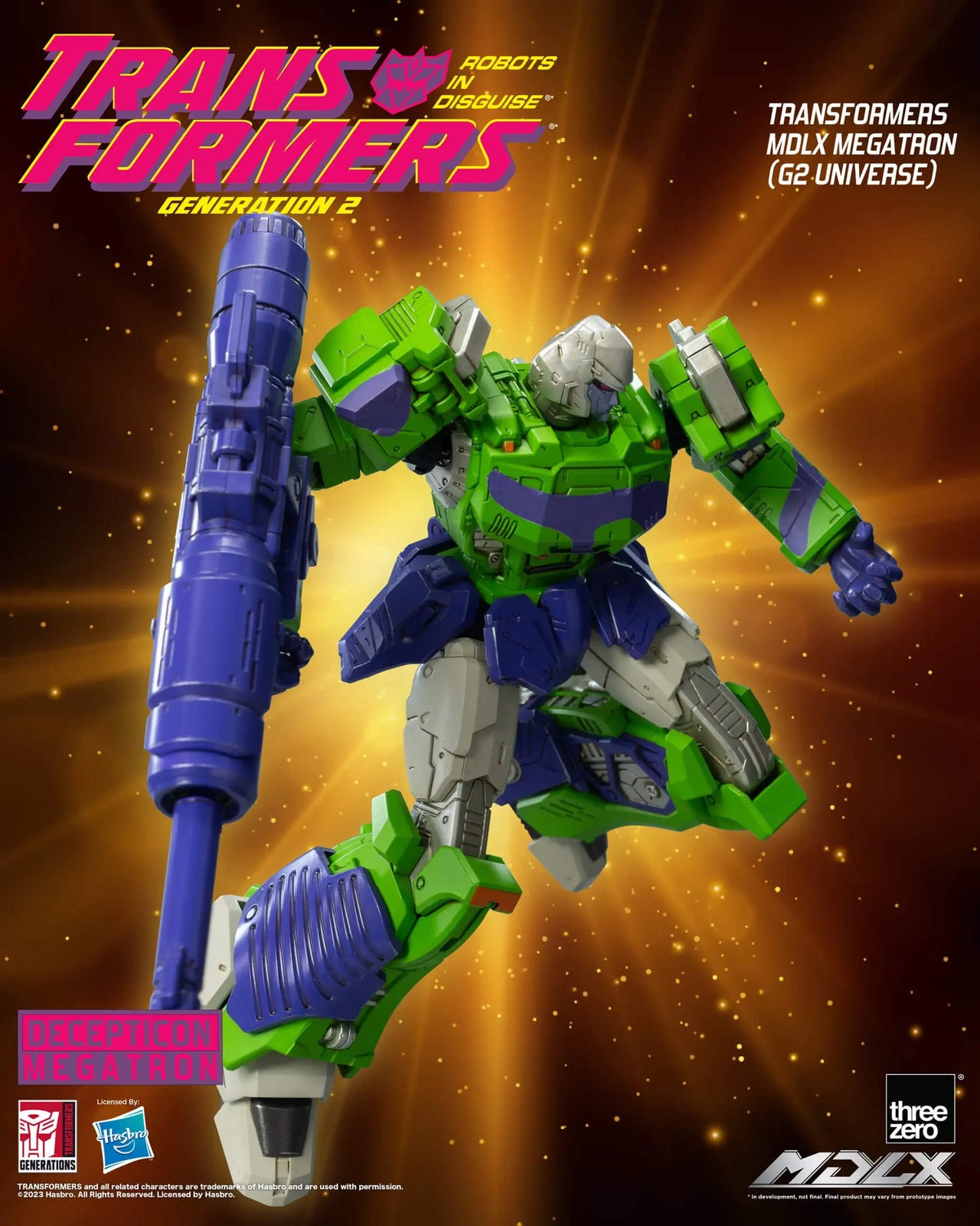 Threezero MDLX Action Figure - Transformers Megatron (G2 Universe)