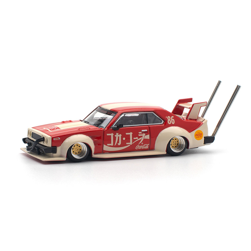 POPRACE 1/64 SKYLINE C210 KAIDO RACER (BOSOZOKU STYLE) COCA COLA JP