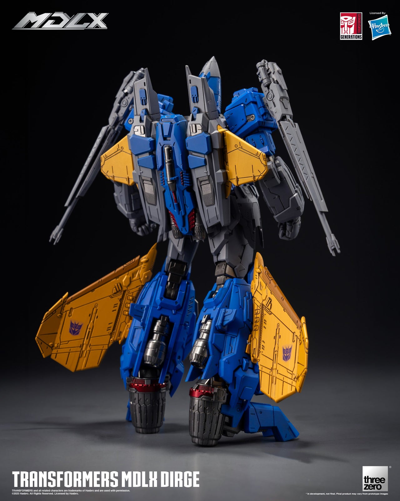 Threezero Transformers MDLX Action Figure Dirge 20 CM