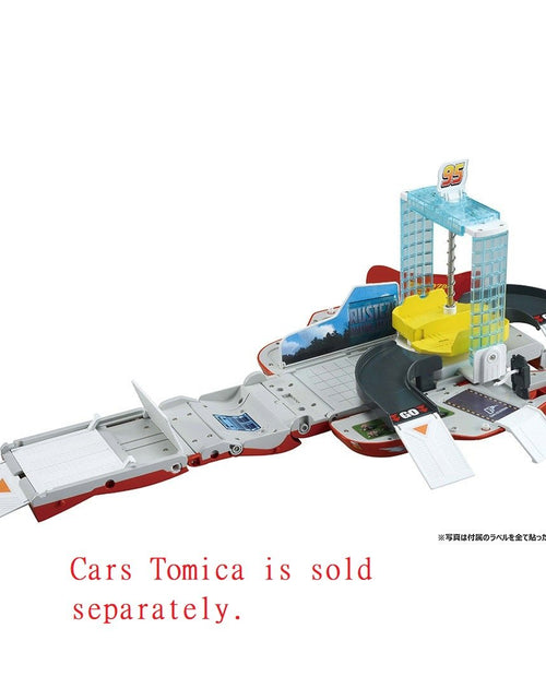 Load image into Gallery viewer, Takara Tomy Tomica Disney Pixar Cars Transform Tornado Shooter McQueen Play Set
