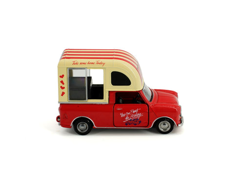 Load image into Gallery viewer, Tiny City Die-cast Model Car 1/50 Morris Mini Pickup Coca-Cola
