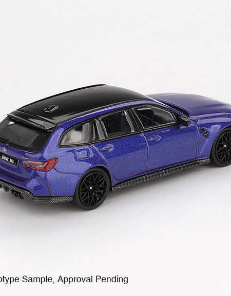 MINI GT #1090 BMW M3 Competition Touring Portimao Blue Metallic RHD
