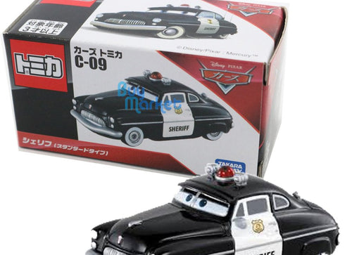 Load image into Gallery viewer, Tomica Takara Tomy Disney Mini PIXAR CARS 2 C-09 Sheriff Diecast Toy vehicle
