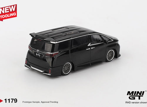 Load image into Gallery viewer, (Pre-order) MINI GT #1179 Toyota Alphard 40 KUHL Black LHD Diecast Model Car

