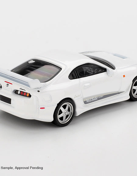 MINI GT #1104 Toyota Supra VeilSide Combat V-I White RHD Model Car