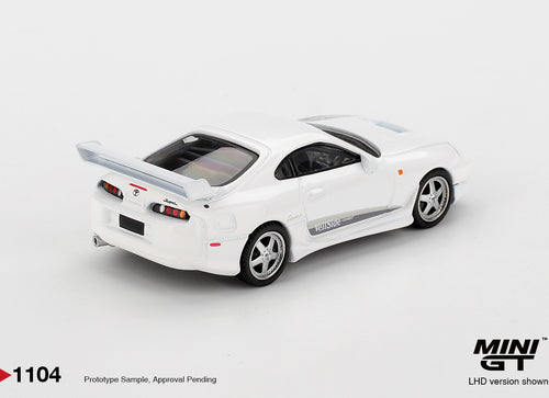 Load image into Gallery viewer, (Pre-order) MINI GT #1104 Toyota Supra VeilSide Combat V-I White RHD Model Car
