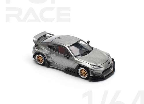 Load image into Gallery viewer, POPRACE 1/64 PANDEM GR86 - SILVER (NEW TOOLING) Model Car
