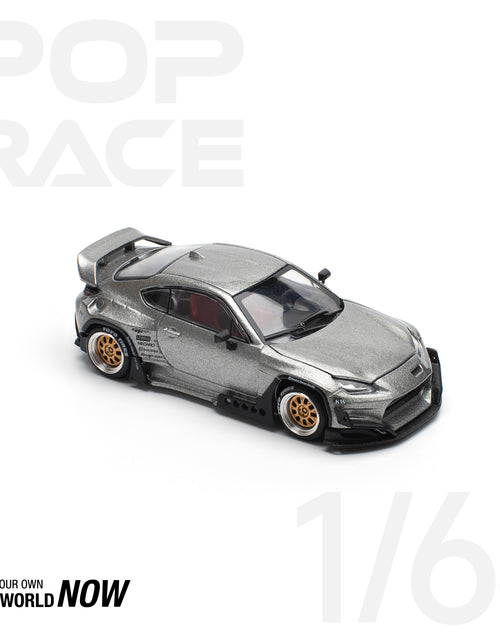 Load image into Gallery viewer, POPRACE 1/64 PANDEM GR86 - SILVER (NEW TOOLING) Model Car
