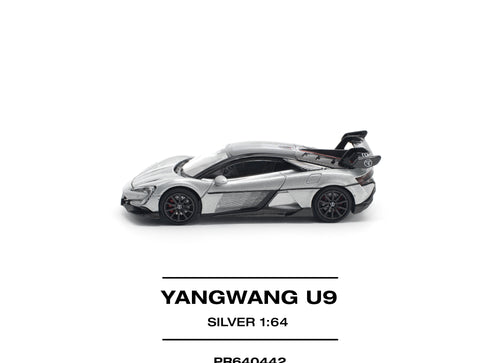 Load image into Gallery viewer, POPRACE 1/64 YANGWANG U9 - SILVER Diecast Model Car
