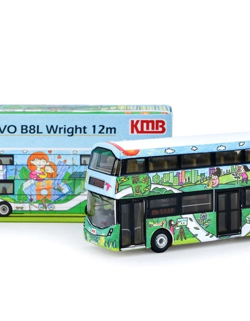 Load image into Gallery viewer, Tiny City Die-cast Model Car - KMB VOLVO B8L WRIGHT Go Green, Anderson (213X)
