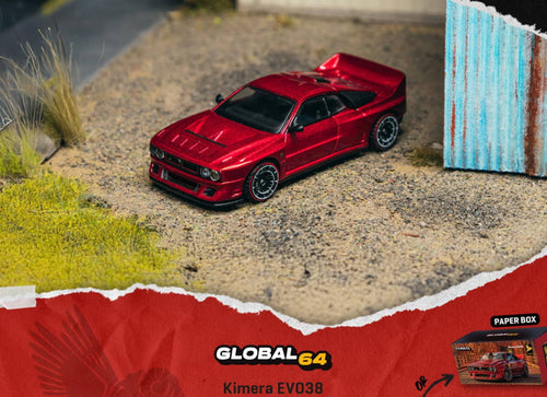 Load image into Gallery viewer, (Pre-order) Tarmac Works 1/64 Kimera EVO38 Red Diecast Model Car
