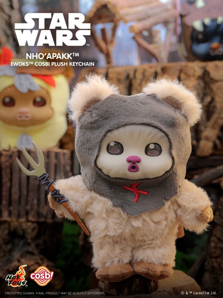 Hot Toys Star Wars Ewok Cosbi Plush Keychain Collection Series 2 (Full set of 8)