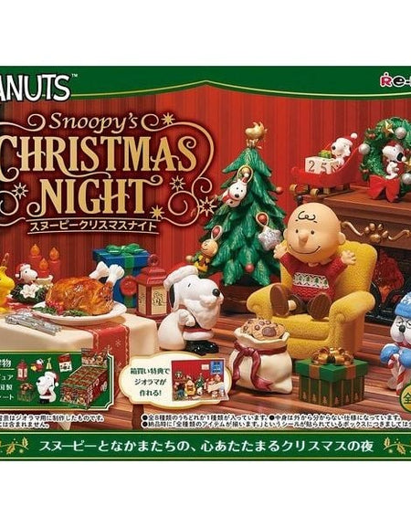 Re-ment SNOOPY's Christmas Night 8cs Complete Box Full set of 8