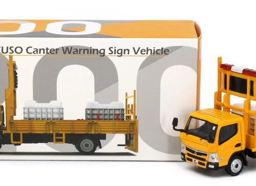 Load image into Gallery viewer, Tiny City 200 Die-cast Model Car - MITSUBISHI FUSO Canter Warning Sign Vehicle
