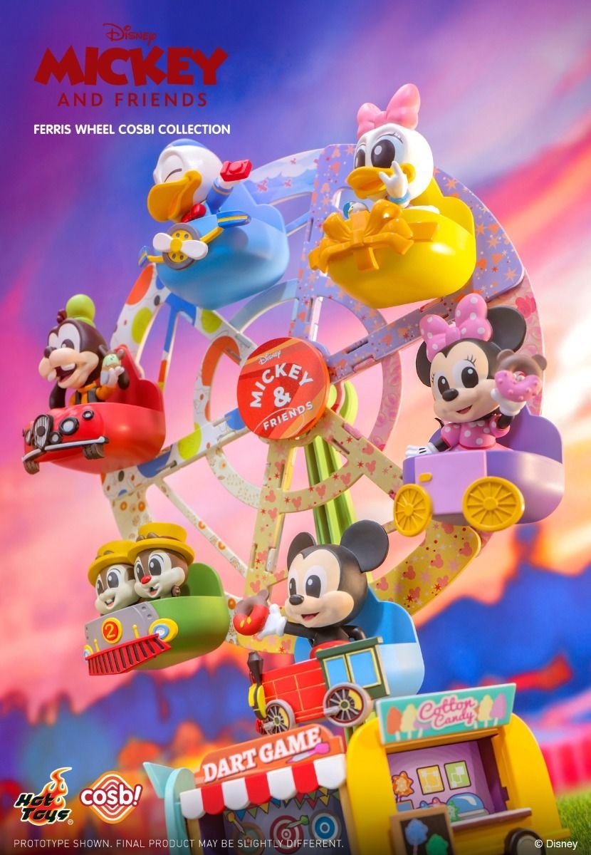 Hot Toys Disney Mickey & Friends Ferris Wheel Cosbi Collection Full Set of 6