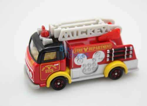 Load image into Gallery viewer, Takara Tomy Tomica Disney Motors DM-17 Mickey Mouse Fire Truck Toy Car 2015
