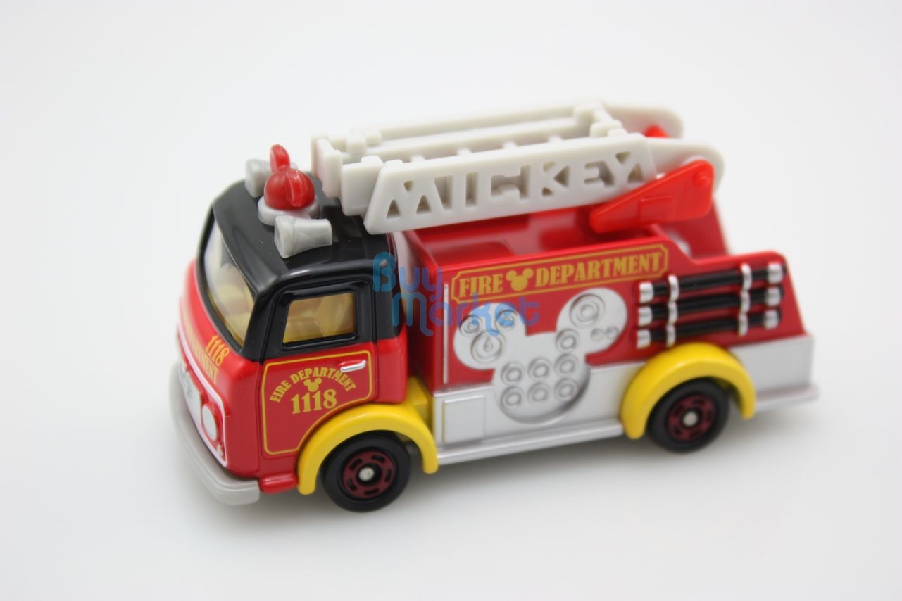Takara Tomy Tomica Disney Motors DM-17 Mickey Mouse Fire Truck Toy Car 2015
