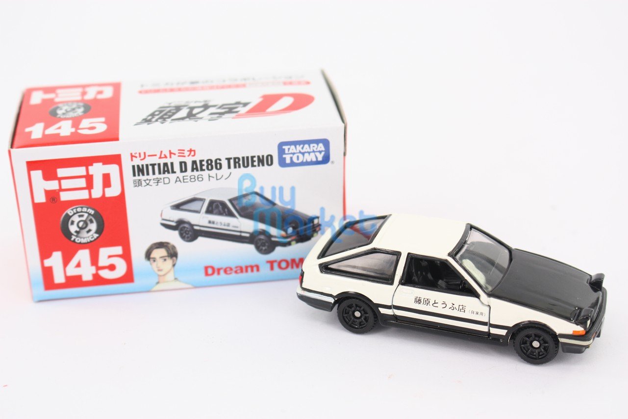Takara Tomy Dream Tomica #145 Initial D AE86 Trueno Diecast Mini Classic Toy Car