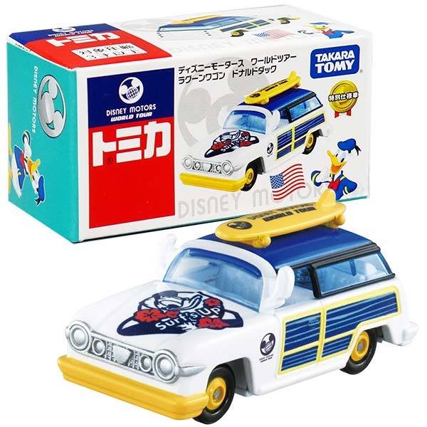 Takara Tomy Tomica Disney Motors Die-cast Car - World Tour Lagoon Wagon Donald