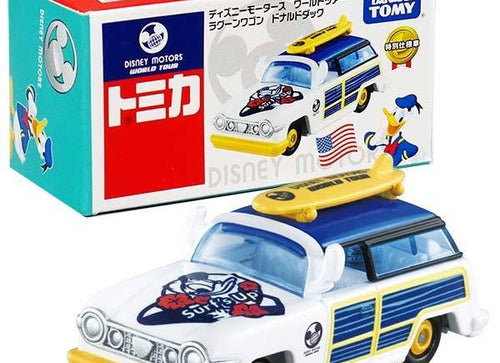 Load image into Gallery viewer, Takara Tomy Tomica Disney Motors Die-cast Car - World Tour Lagoon Wagon Donald
