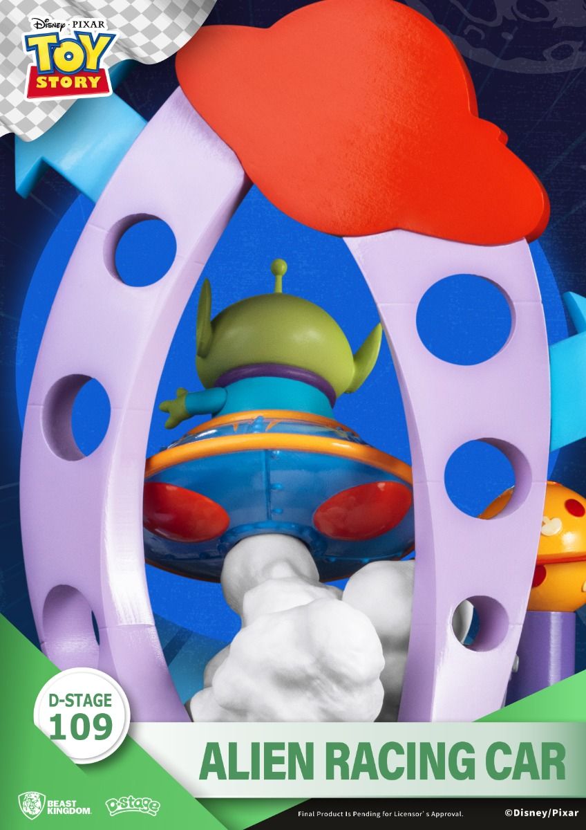 Beast Kingdom Diorama Stage-109- Disney Alien's Racing Car