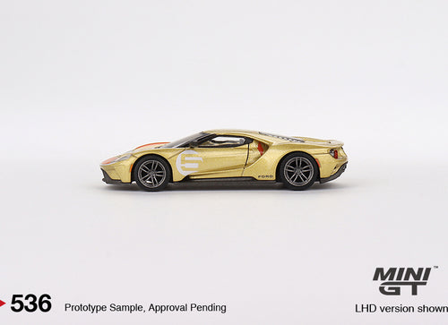 Load image into Gallery viewer, Mini GT 1:64 #536 Ford GT Holman Moody Heritage Edition Model Car
